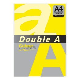 Papel A4 Double A Colour 80g 25 hojas Limón