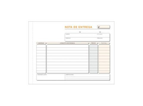 Talonario Entregas Plus Office 207 x 145 mm Triplicado 50 Juegos