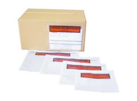 Sobres Portadocumentos Plus Office 162 x 120 mm Transparentes 100 ud.