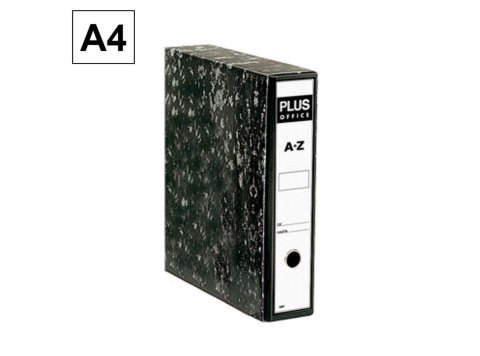 Archivador Rado Az Plus Office A4 Negro Jaspeado