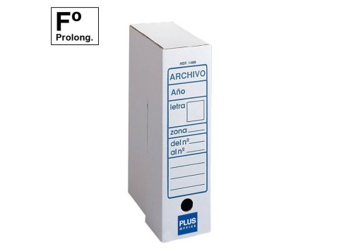 Archivo Definitivo Plus Office Cartón Folio Prolongado 30 ud.