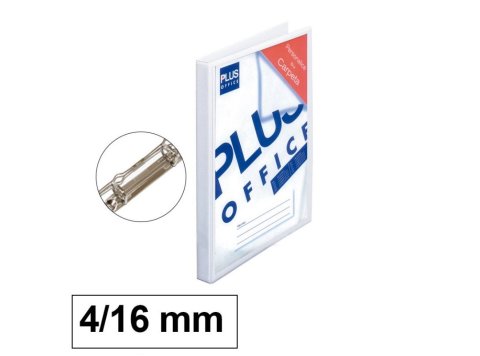 Carpeta Personalizable Plus Office Pvc A4 4 Anillas 16 mm