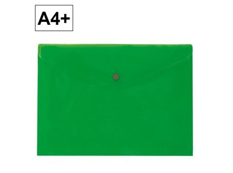 Sobre 2020 Plus Office A4+ Plástico Apaisado Broche Verde