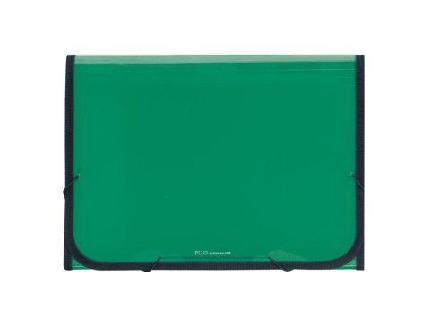 Carpeta Clasificadora Plus Office A4 Verde Traslúcida