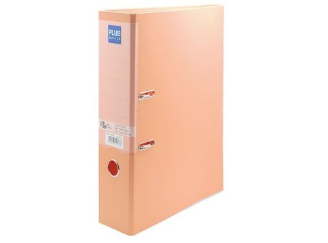 Archivador Plus Office Folio Lomo 80 mm Naranja Pastel