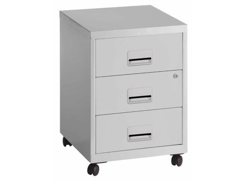 Cajonera Ruedas Pierre Henry Combi 3 Cajones Gris