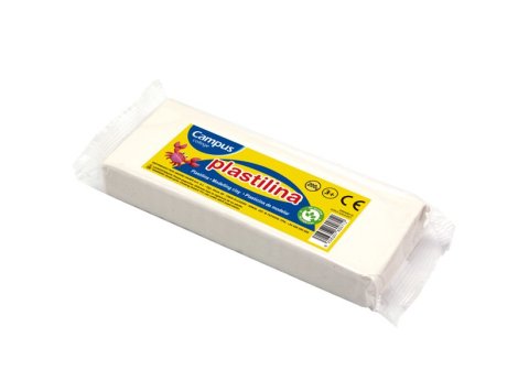 Plastilina Campus College 200g Blanco