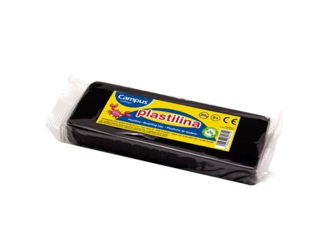 Plastilina Campus College 200g Negro