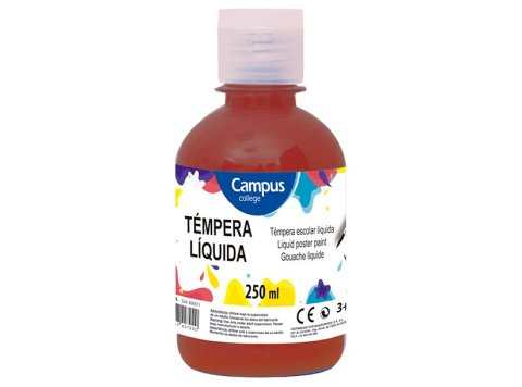 Témpera Campus College 250 ml Marrón