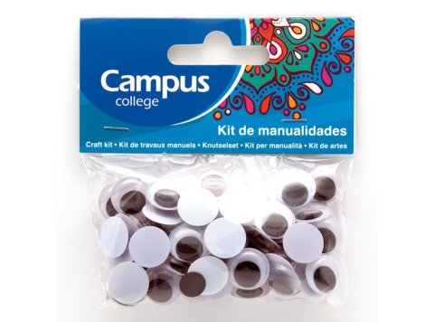 Set Manualidades Campus College Ojos 15 mm