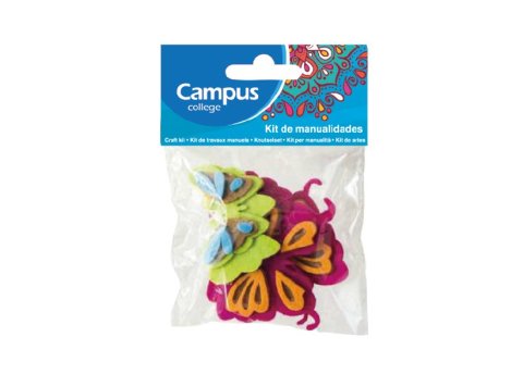 Set Manualidades Campus College Mariposas Fieltro