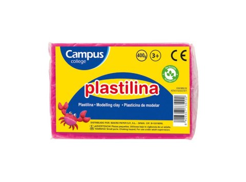 Plastilina Campus College 400g Rosa