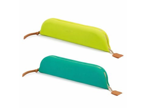 Portatodo Campus College Silicona Banana 1 Cremallera 2 Colores