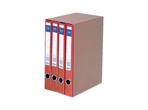 Módulo 4 Archivadores Folio Plus Office 1344 Rojo