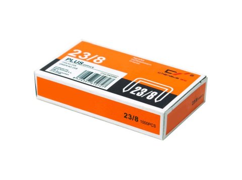 Grapas Plus Office 23/8 Galvanizadas Caja 1000 ud.