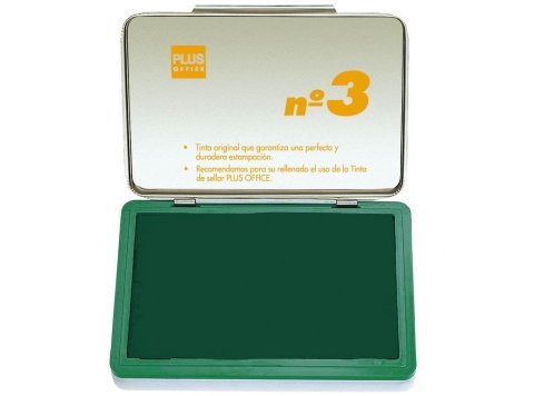 Tampón Manual Sellar Plus Office Nº3 70 x 105 mm Verde