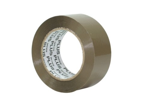 Cinta Precinto Marrón Plus Office 50 mm x 132 m