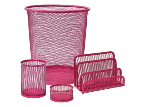 Set Escritorio 4 Piezas Plus Office Rosa