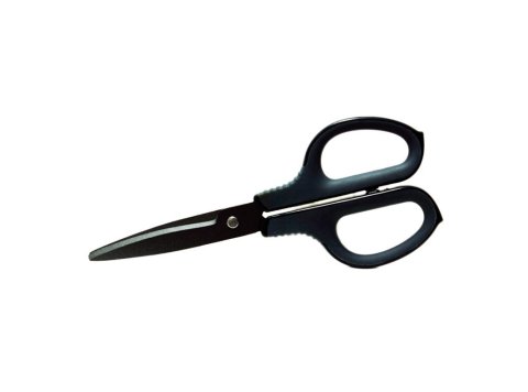 Tijera Oficina Plus Office Curve Teflón 174 mm Negro/Gris