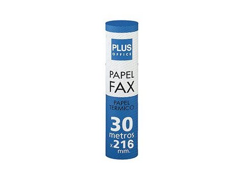 Rollo Papel Térmico Fax Plus Office 216mm x 30m