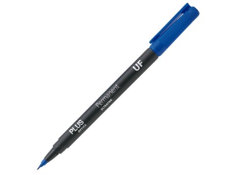 Rotulador Permanente Plus Office Permanent Ultra Fino 0,4 mm Azul
