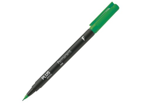 Rotulador Permanente Plus Office Permanent Fino 0,6 mm Verde