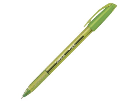Bolígrafo Tinta Fluida Viscosa Campus Trío Verde Fluor