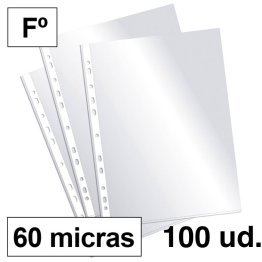 Funda Multitaladro Office Everyday Folio 60 Micras Piel de Naranja 100Ud